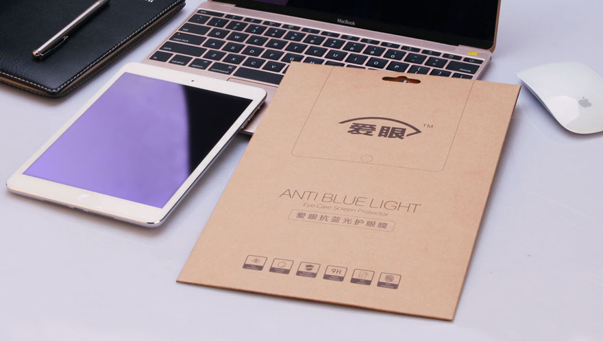 平板iPad/筆記本/電腦護(hù)眼抗藍(lán)光膜包裝